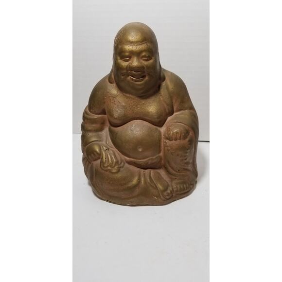 Laughing Buddha Heavy stone or ceramic 5.1304 - Picture 16 of 16